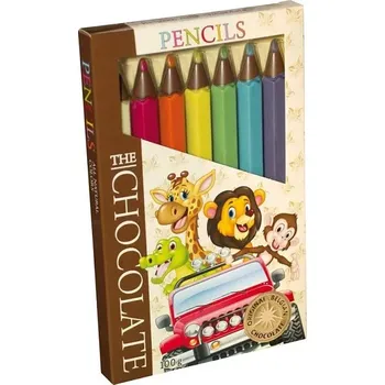 Čokoláda T-Severka Čokoládové pastelky ZOO 100g