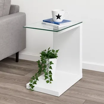 Konferenční stolek Actona Černý kovový odkládací stolek, 35 × 40 × 50 cm