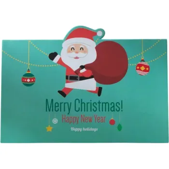 Vánoce Vánoční a novoroční 3D přání z papíru Skládací sváteční blahopřání s vánočními motivy Elegantní dekorativní přáníčko pro rodinu a přátele