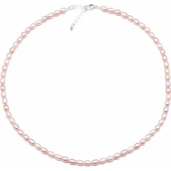 Náhrdelník Perlový NÁHRDELNÍK - VIOLET BUBBLE SILVER