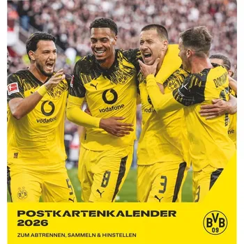 Kalendář Fan-shop Kalendář BORUSSIA DORTMUND 2026 Postcard