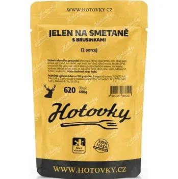 Hotové jídlo Hotovky Jelení na smetaně s brusinkami 2 porce
