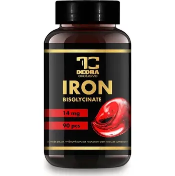 DEDRA ŽELEZO BISGLYCINÁT 14 mg proti únavě a pro zdravou krvetvorbu, 90 kapslí