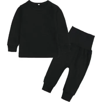 Dětská tepláková souprava L1219 černá 12-24 měsíců