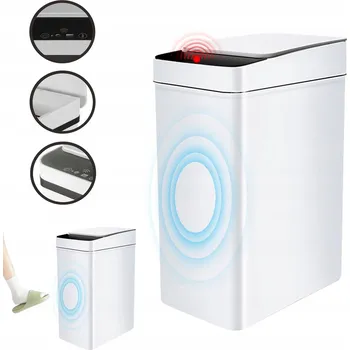 Odpadkový koš KOSZ NA ŚMIECI 14L CHYTRÝ SENZOROVÝ KOŠ DO KUCHYNĚ A KOUPELNY