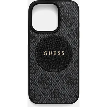 Telefonní příslušenství Obal na telefon Guess iPhone 16 Pro GUHMP16LP4PGRSGK černá 99X, vel. ONE SIZE