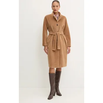 Dámský kabát Vlněný kabát Marella 2423016112200 hnědá 82X, vel. 34