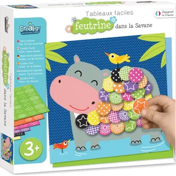 kreativní sada Créa Lign Kreativní tvoření z filcu Na savaně