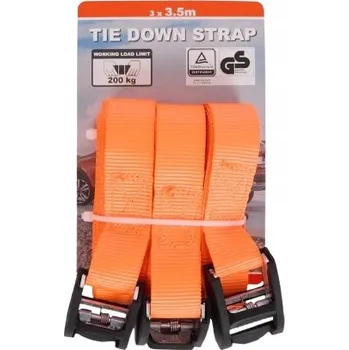 Příslušenství k zavazadlu Popruh na zavazadla s napínákem, stahovací popruh na kufr, 2,5 cm x 3,5 m, 3 ks