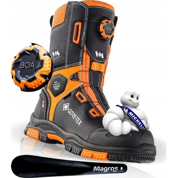 Pracovní obuv Pracovní obuv profesionální vysoká voděodolná VM CONNECTICUT S7L BOA AN 48