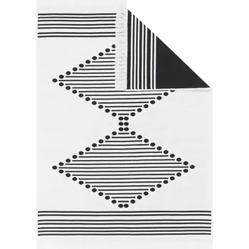 Koberec Koberec AZTECA 80x300 Oboustranný Bavlněný Moderní Třásně Boho v12