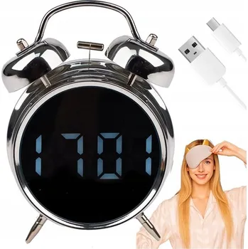 Budík Budík Izoxis černý 10 cm