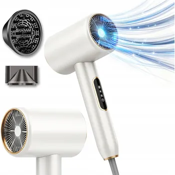 Fén Fén na vlasy s difuzérem a ionizátorem VÝKONNÝ tryska studený vzduch