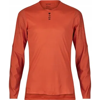 cyklistický dres CYKLISTICKÝ DRES S DLOUHÝM RUKÁVEM FOX FLEXAIR PRO ATOMIC ORANGE S