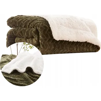 deka OBOUSTRANNÁ DEKA POLAR SHERPA PLUSZOVÁ HRUBÁ FLANEL 150x200 cm