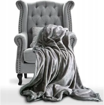 deka Deka Přehoz 150x200 Mikrovlákno Šedá Teplá