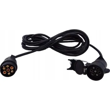 Napájecí kabel Spirálový Prodlužovací Kabel k Přívěsu 5m 7pin
