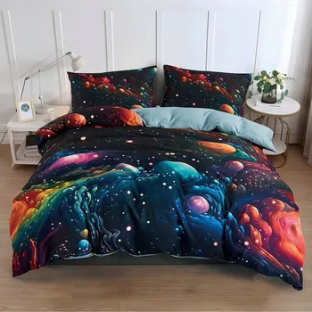 Povlečení Povlečení sada 200x220 cm: povlak na peřinu, . Čistá bavlna, moderní vzor