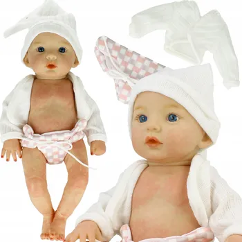 Panenka Panenka Miminko Novorozenec Jako Živý s Ruměnkou na Těle 32 cm v Oblečku