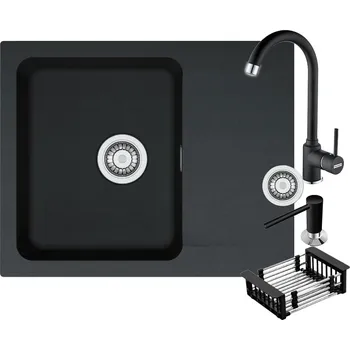 Granitový dřez Franke Oid 611-62 Dřez sada s baterií dávkovač , odtokem a sifonem
