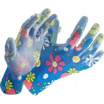 Pracovní rukavice Zahradní rukavice potažené polyuretanem modré velikost 7 SELZ HT5K767-7 Hogert