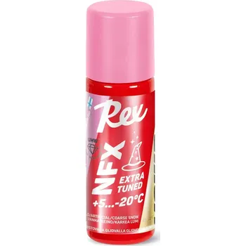 Lyžařský vosk REX 4735 NFX Pink UHW Extra Tuned Liquid Glider +5°C až -20°C, 60 ml, skluzný vosk
