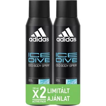 ADIDAS MEN DEOSPRAY ICE DIVE 2 X 150 ML