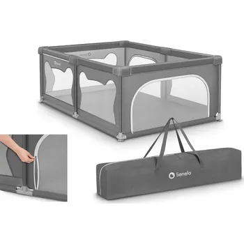 Dětská ohrádka Dětská ohrádka 127 x 187 cm Lionelo LO-WILLOW GREY CONCRETE