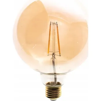 Žárovka LED Filamentová žárovka 6W G125 E27 2700K Jantarová
