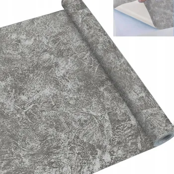 Tapeta Samolepicí Obkladové Panely na Zeď Beton Omítka 3D Efekt Vinylová Omyvatelná Tapeta