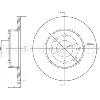 Brzdový kotouč Brzdový kotouč CIFAM (800-114)
