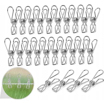 Kolíčky , z nerezové oceli kolíčky na prádlo, 100 kusů