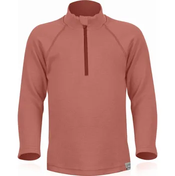 Chlapecká mikina Lasting dětská merino mikina SOKY lososové Velikost: 110