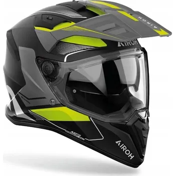 Helma na motorku PŘILBA AIROH BANDIT TUNE ŽLUTÁ MATNÁ XS