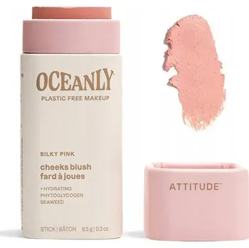 Přípravek na tvář Tvářenka v tyčince Silky Pink 8,5g Attitude Oceanly