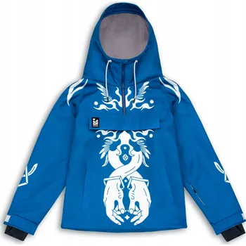Moto bunda Unisex snowboardová bunda Bird / Modrá / XL