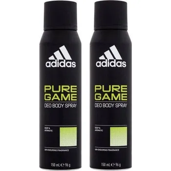 ADIDAS MEN DEOSPRAY PURE GAME 2 X 150 ML