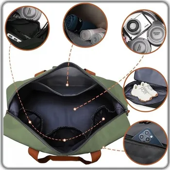 Cestovní taška DÁMSKÁ PÁNSKÁ CESTOVNÍ SPORTOVNÍ TAŠKA 36L - IDEÁLNÍ NA JÓGU, DO POSILOVNY I JAKO PŘÍRUČNÍ ZAVAZADLO