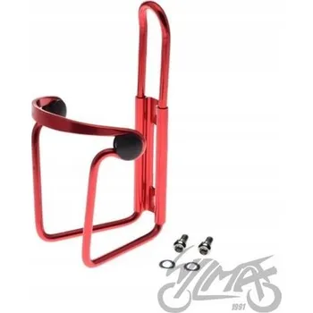 Košík na láhev KOŠÍK NA LAHEV NA PITÍ S DRŽÁKEM NA KOLO ALU ČERVENÝ