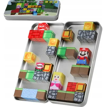 ostatní stavebnice MAGNETICKÉ STAVEBNICE STAVEBNICE STAVEBNÍ KOSTKY 35 BLOKY SILNÉ DĚTI