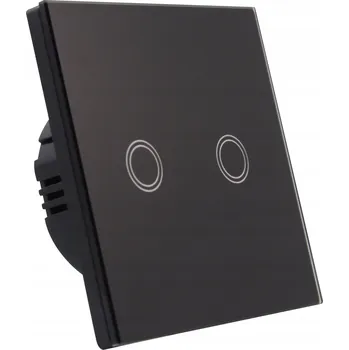 vypínač Dvojitý dotykový vypínač LVT černý 7106