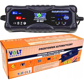 Nabíječka autobaterie Automatická nabíječka autobaterií Volt Polska 6PRO122408 8A
