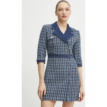 Dámské šaty Šaty z vlněné směsi Morgan RETTI modrá 95X, vel. 40