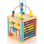 Dřevěná motorická kostka / Wooden Toys - VÝPRODEJ