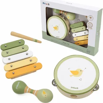 Hudební nástroj pro děti Viga Toys Sada hudebních nástrojů zelená Lumarko!