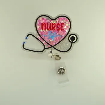 Shanghai Longpin Information Technology Co., Ltd Visačka na ID kartu Nurse Life – srdcem zdravotní sestra pro lékaře, zdravotní sestry či studenty medicíny