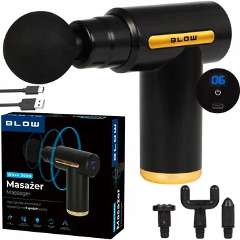 Masážní přístroj Masážní pistole Massage Gun - masážní přístroj na záda, chodidla a tělo, malá, USB-C