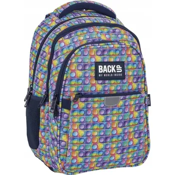 Městský batoh Školní batoh vícekomorový Back Up fialový, modrý, odstíny žluté a zlaté, oranžový, vícebarevný, zelený, 24 l