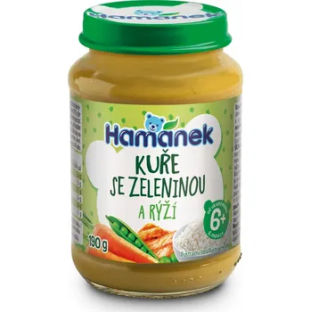 Dětská výživa Příkrm Hamanek od 6. měsíce 190 g kuře