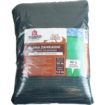 Síť proti hmyzu Clona zahradní 90% Rosteto - 10x1,5 m zelená s oky